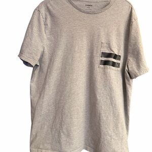 Express Men's Black Bar Pocket Graphic T-Shirt.